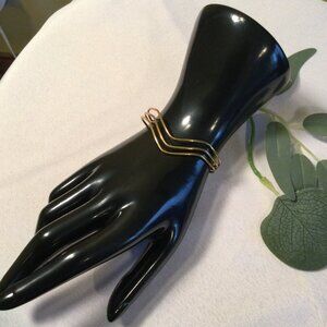 Gold Tone Cuff Bracelet